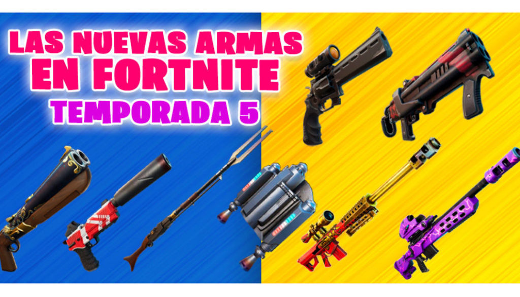 Nuevas armas en Fortnite Temporada 5